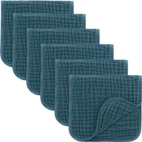 Muslin Burp Cloths - Pack of 6