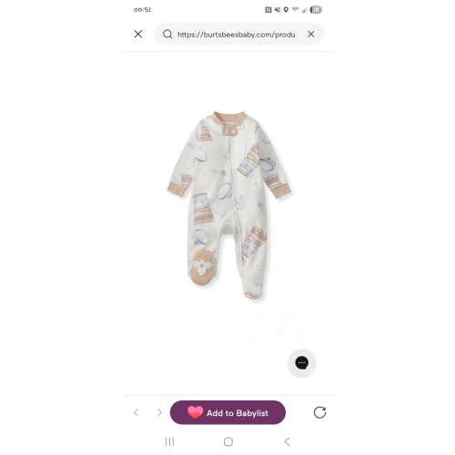 Making Music Organic Sleep & Play – Burt's Bees Baby