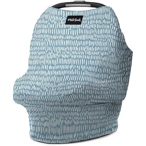 Milk Snob Original 5-in-1 Cover - Nursing Cover for Breastfeeding - Baby Car Seat Cover, Carseat Canopy & Stroller - Essential All-in-One Cover - Gift for Mom, Baby (Beck)