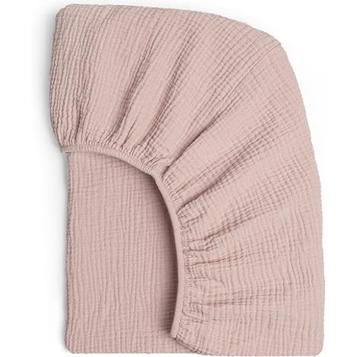 Lulu moon Muslin Crib Sheet: Soft Cotton Fitted Crib Mattress Sheet for Baby Boys Girls - Breathable Comfort, 28"x 52"