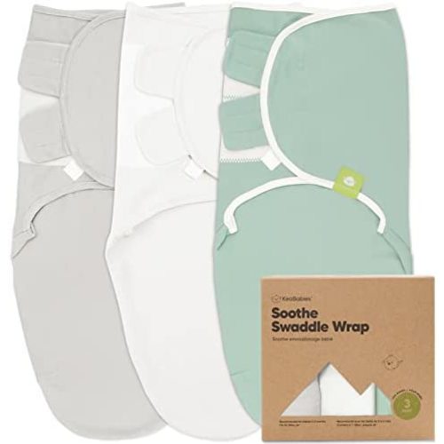 3-Pack Organic Baby Swaddle Sleep Sacks - Newborn Swaddle Sack - Ergonomic Baby Swaddles 0-3 Months - Baby Sleep Sack - Baby Swaddle Blanket Wrap - Baby Swaddle Sack - Baby Swaddle Wrap (Sage)