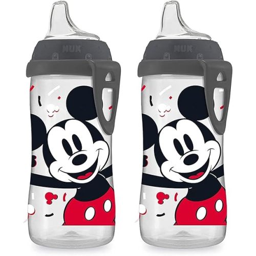 NUK Disney Active Cup, 10 oz, 2 Pack (Mickey Mouse)