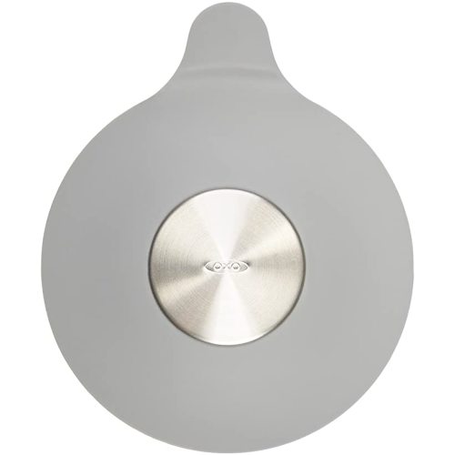 OXO Good Grips Silicone/Stainless Steel Tub Stopper, Grey