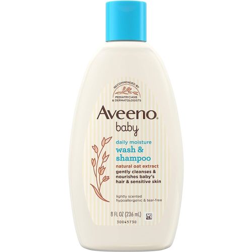 Aveeno Baby Wash & Shampoo for Hair & Body, Tear-Free, Fresh, 8 Oz
