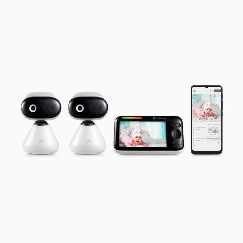 Motorola PIP1500 Connect 5" 1080p Manual Pan/Tilt Video Baby Monitor - 2 Cameras