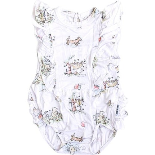 Winnie the Pooh Bubble Ruffle Bodysuit, 3-6M