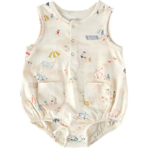 Sleeveless Organic Cotton Bodysuit, 3-6M