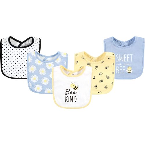 Hudson Baby Unisex BabyCotton Bibs
