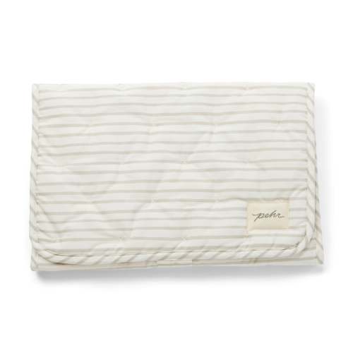 Striped On the Go Portable Changing Pad