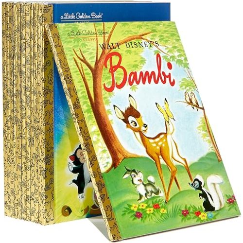 12 Beloved Disney Classic Little Golden Books (Boxed Set) Hardcover – Box set, July 24, 2018