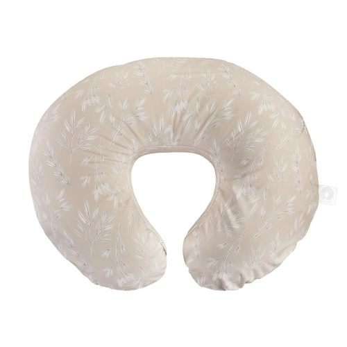 Boppy Nursing Pillow Original Support, Sand Stick and Twig, Ergonomic Nursing Essentials for Bottle and Breastfeeding, Firm Fiber Fill, with Removable Nursing Pillow Cover, Machine Washable