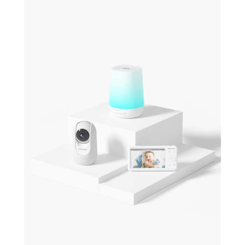 Baby Care Bundle: Smart Baby Sound Machine and One Baby Monitor
