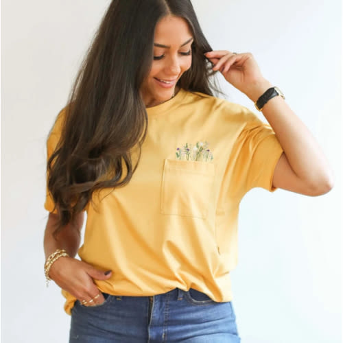 Relaxed Fit Zip Breastfeeding Tee