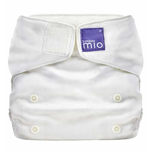Bambino Mio, Miosolo Classic All-in-One Reusable Cloth Diaper, Adjustable Size, Eco Chemical Free Diaper, Marshmallow