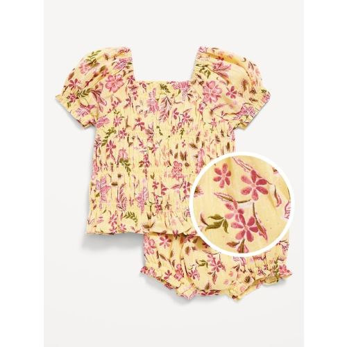 Smocked Top & Bloomer Shorts Set for Baby