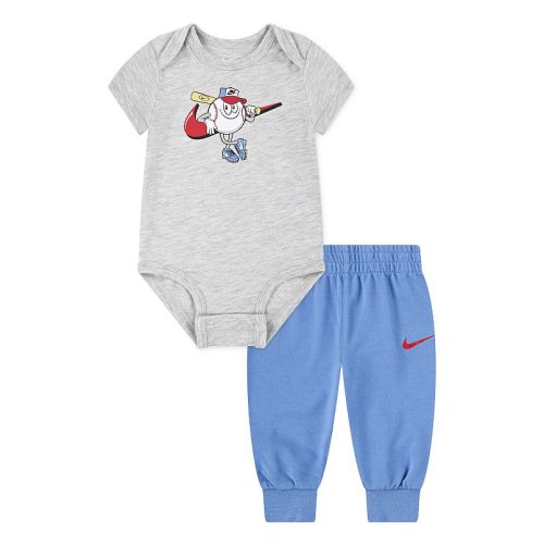 Baby Boys Nike Nikemoji Baseball Bodysuit and Pants 2-Piece Set