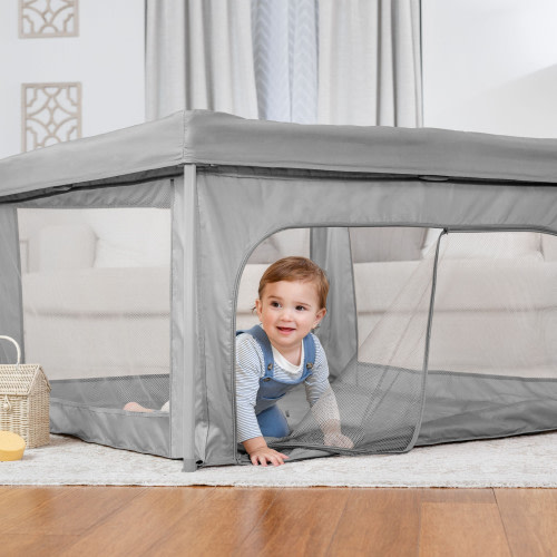 Baby Delight 50" Playport Playard - Gray