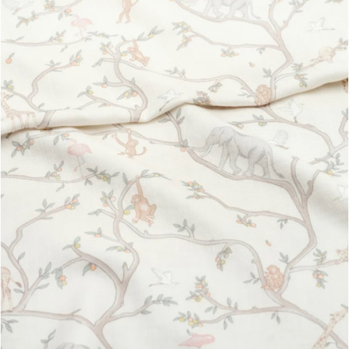 Animal Parade Swaddle - Ivory | Gooselings