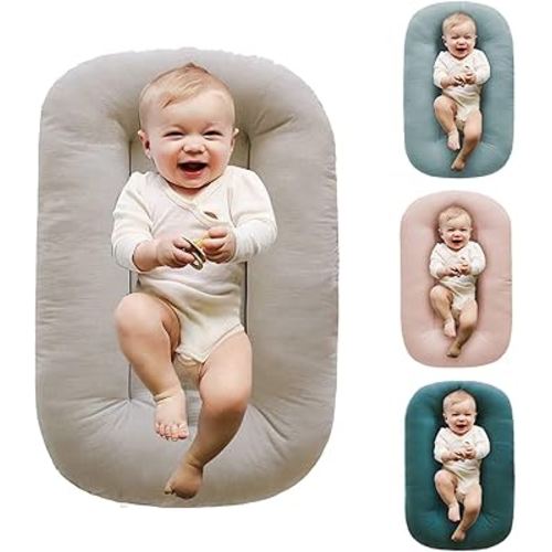 Baby Lounger,Baby Lounger Pillow,Baby Lounger 0-24 Months,Baby Lounger for Newborn (British Aprico)