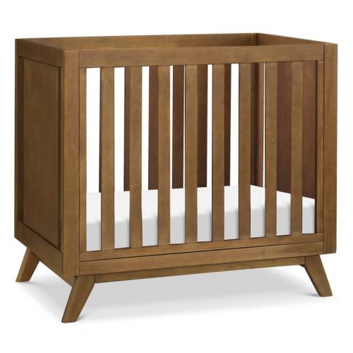 Davinci Otto 3-in-1 Convertible Mini Crib With 4" Mattress - Greenguard Gold Certified - Walnut