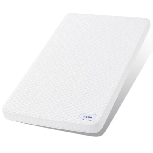 Pro Goleem Baby Bassinet Mattress Pad 33"x20" Rectangle, Waterproof Soft Cover Gel Memory Foam, Dual Side Cradle Mattress fits for BabyDelight/MikaMicky/KoolerThings