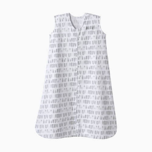 Halo SleepSack Wearable Blanket Cotton - Grey Squares & Triangels, Medium