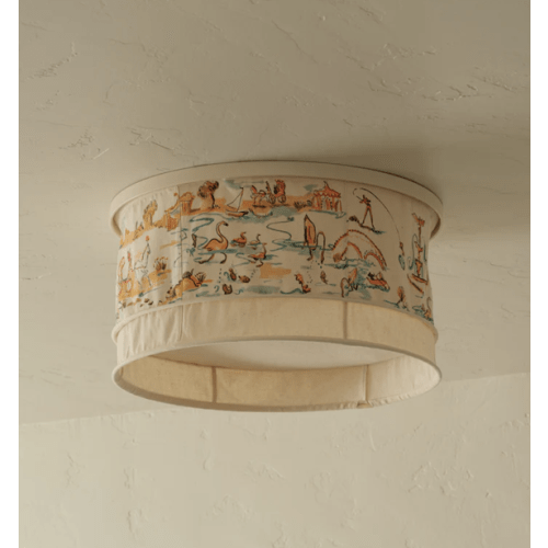 Drum light shade | Drum boob light cover | Drum ceiling light cover - Tulip Shades