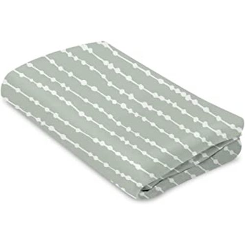 4moms mamaRoo Sleep Waterproof Bassinet Sheet - Beads, Sage