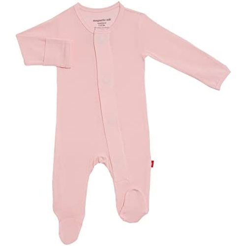 Magnetic Me Footie Pajamas Soft Modal Baby Sleepwear with Quick Magnetic Fastener | Boys and Girls Sleeper Preemie-24 Months