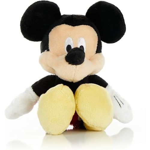 Disney Baby Mickey Mouse Stuffed Animal Plush Toy Mini Jingler, 6.5 inches