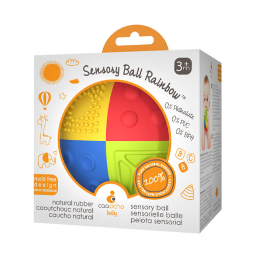 Ball Rainbow 3″ « CaaOcho Toys and Teethers