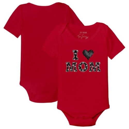 Infant Tiny Turnip Red Georgia Bulldogs Mom Bodysuit