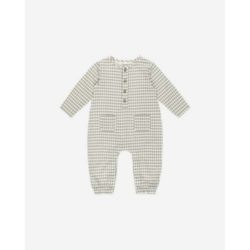 Long Sleeve Woven Jumpsuit || Laurel Diamond