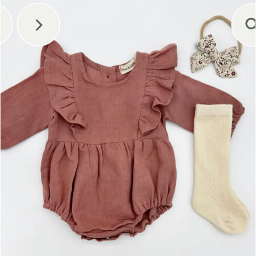 Victorian Pink Gabriella Romper Set – Olive and Cradle