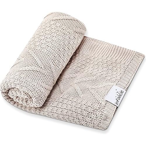 Organic Cotton Baby Blanket (Beige)