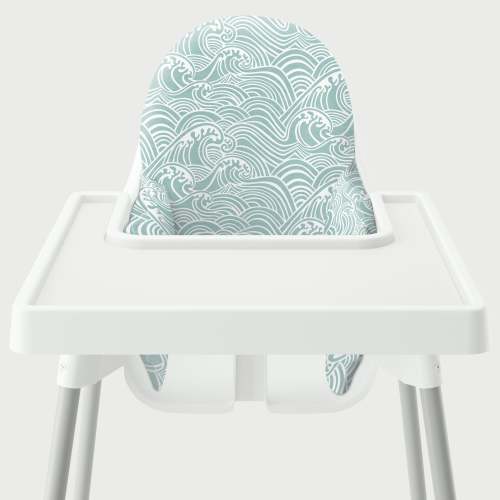 Highchair Cushion Cover - Beach Waves – Yeah Baby Goods