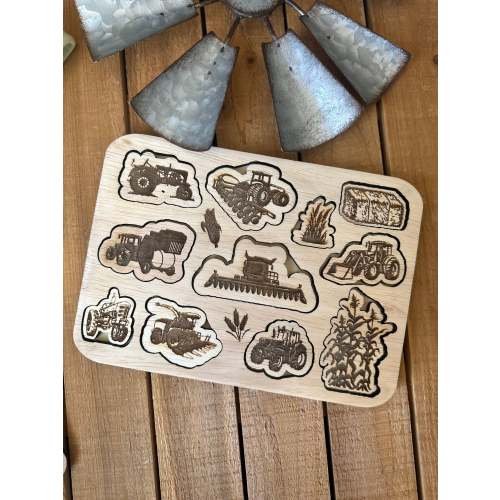 Tractor kids puzzle
