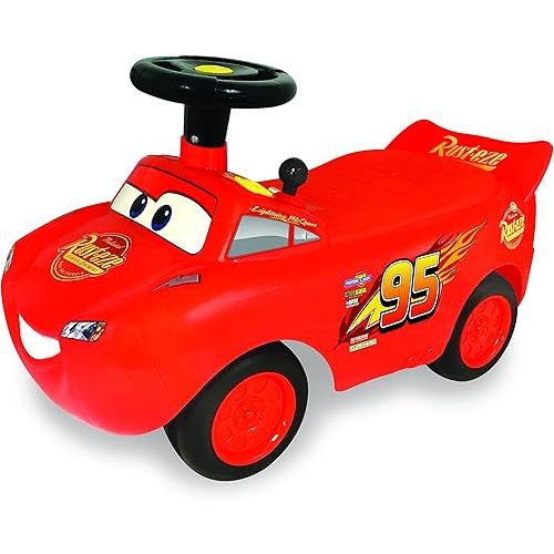 Kiddieland Toys Limited My Lightning McQueen Racer Ride On,Multi, Large