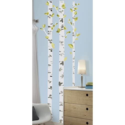 RoomMates RMK2662GM Birch Trees Peel and Stick Giant Wall Decals
