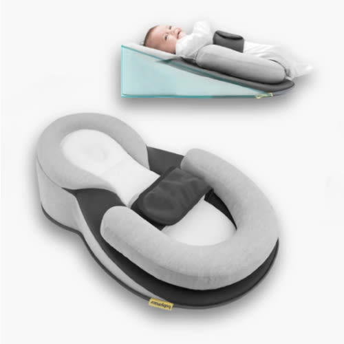 Baby Lounger for Reflux & Colic Relief - Elevated Head Support - 0-9 Months – BabyTomTom