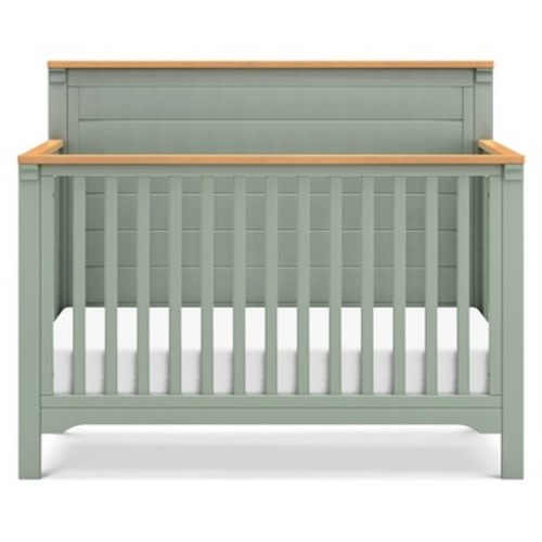 DaVinci Shea 4-in-1 Convertible Crib - Light Sage and Honey