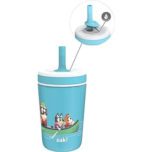 Zak Designs Kelso Sippy Cups For Travel or At Home, 15oz 2-Pack Durable Toddler  Cups With Leak-Proof Design is Perfect For Kids (Space) 
