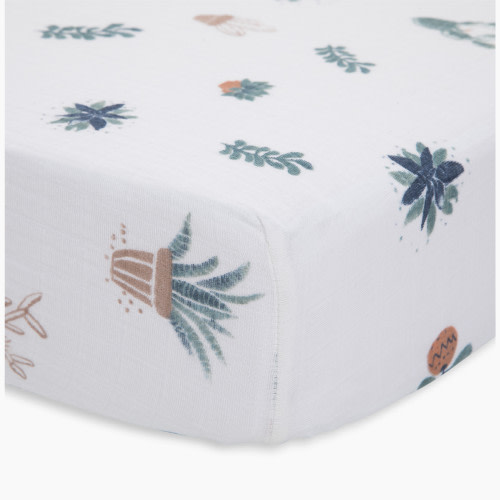 Little Unicorn Cotton Muslin Crib Sheet - Prickle Pots