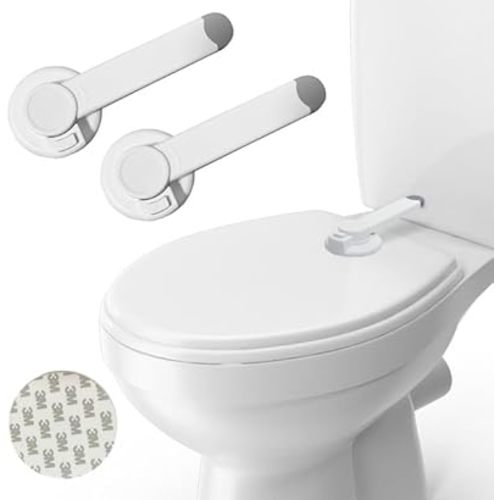 Toilet Locks Baby Proof (2-Pack)|Toilet Locks| Baby Proofing|Toilet Child Safety Lock|Child Proof Baby Toilet| Child Proof Toilet Seat Lock|Child Safety Locks|Baby Proof Toilet Seat Lock|Toilet Lock