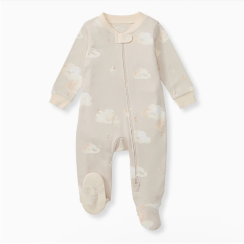 Good Night Sky Organic Cotton Sleep & Play - Limestone – Burt's Bees Baby