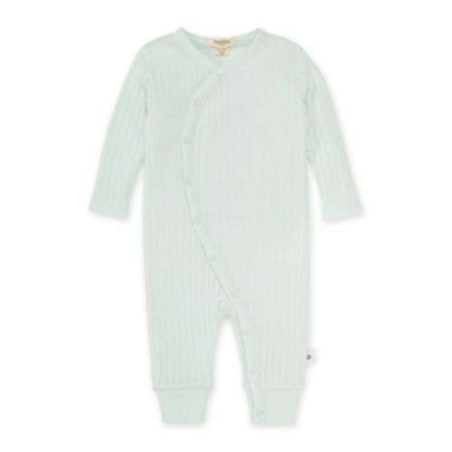 Sweet Rib Organic Cotton Wrap Jumpsuit - Herbal Mint