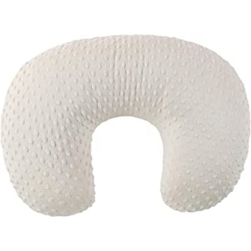 Nursing Pillow Cover Breastfeeding Pillow Cases Minky Dot Slipcover (Beige)
