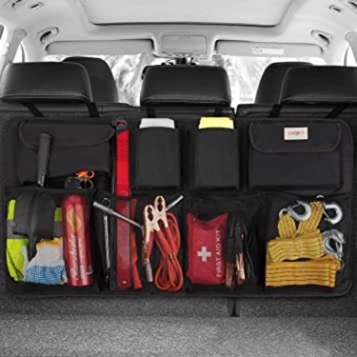 SURDOCA Car Trunk Organizer, Black