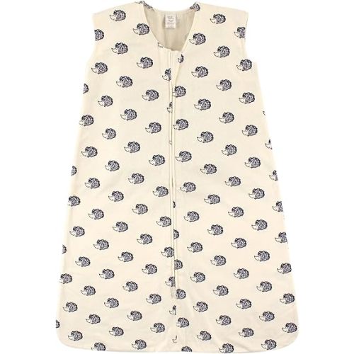 Touched by Nature Unisex Baby Organic Cotton Sleeveless Wearable Sleeping Bag, Sack, Blanket, Hedgehog, 12-18 Months