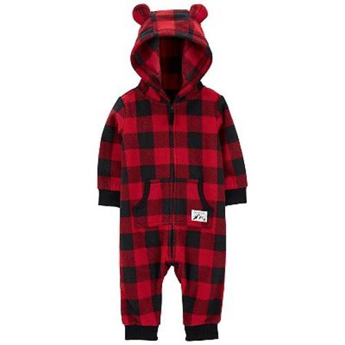 Baby Boy Carter's 1-Piece Buffalo Check Jumpsuit